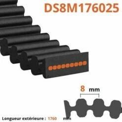 WOLF-GARTEN Courroie Cranté De Lame Autoportée Wolf DS8M176025