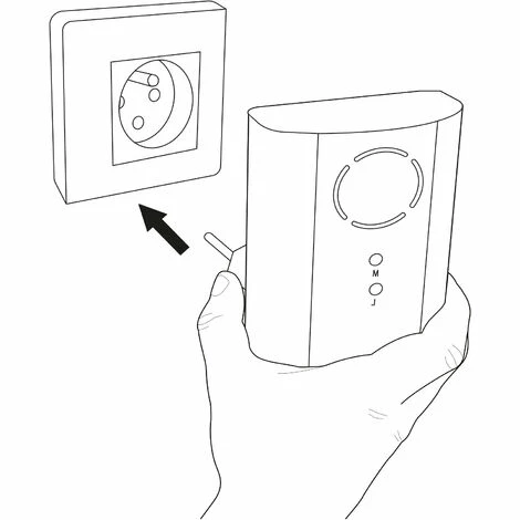 Sonnette - Carillon Sans Fil Enfichable - Carillo Plug - Extel - 061006 - 7 Sonnette - Carillon Sans Fil Enfichable - Carillo Plug - Extel - 061006 - – Image 5