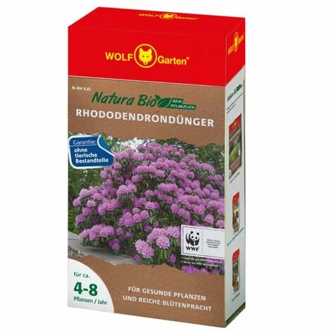 WOLF-GARTEN WOLF GARTEN Natura Bio Engrais Rhododendron 0,85 Kg N-RH 3 WOLF-GARTEN WOLF GARTEN Natura Bio Engrais Rhododendron 0,85 Kg N-RH