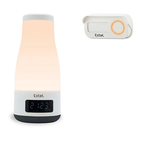 EXTEL Sonnette Sans Fil MOOD Avec Enceinte Bluetooth Et Lampe Intégrée - Produit Neuf 3 EXTEL Sonnette Sans Fil MOOD Avec Enceinte Bluetooth Et Lampe Intégrée - Produit Neuf