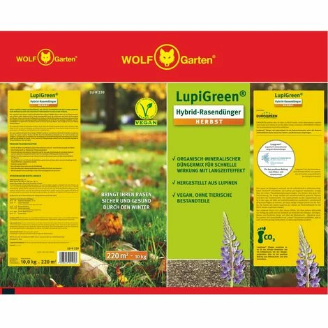 WOLF-GARTEN Lu-h 220 D / A Lupigreen® Hybride Rasage Engrais Automne 4 WOLF-GARTEN Lu-h 220 D / A Lupigreen® Hybride Rasage Engrais Automne – Image 2
