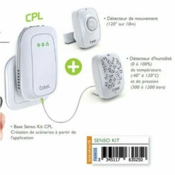 Détecteur Mouvement Lumière Humidité Et Température WIFI Connecté EXTEL SENSO KIT 763025