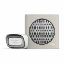 Carillon Sans Fil Avec Portée De 200m Et 6 Sonneries Au Choix - Extel DiBi Flash Soft Noir - Marron