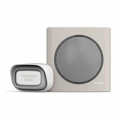 Carillon Sans Fil Avec Portée De 200m Et 6 Sonneries Au Choix - Extel DiBi Flash Soft Noir - Marron 3 Carillon Sans Fil Avec Portée De 200m Et 6 Sonneries Au Choix - Extel DiBi Flash Soft Noir - Marron