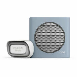 Carillon Sans Fil Avec Portée De 200m Et 6 Sonneries Au Choix - Extel DiBi Flash Soft Noir - Bleu