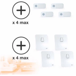 CARILLO PLUG FLASH EXTEL - Sonnette Sans Fil 100m Enfichable - -Wolf Garten Soldes 82686127 4